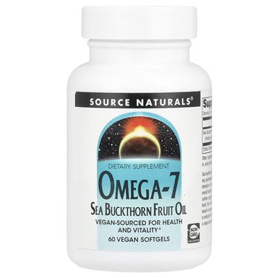 Source Naturals, Omega-7, Olej z Owoców Żurawiny Moroszki, 60 Wegetariańskich Softgeli Source Naturals, Omega-7, Olej z Owoców Żurawiny Moroszki, 60 Wegetariańskich Softgeli