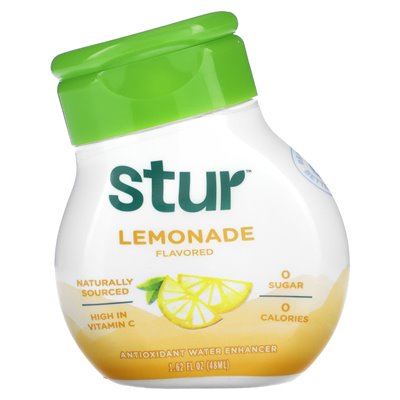 Stur, przeciwutleniaczowy wzmacniacz wody, lemoniada, 1,62 Fl Oz (48 ml)
