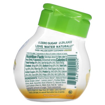Stur, Antioxidant Water Booster, Lemonade, 1.62 Fl Oz (48 ml)