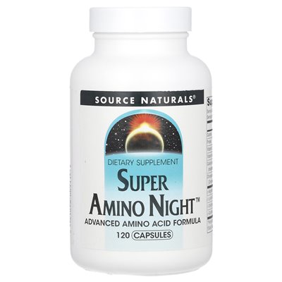 Source Naturals, Super Amino Night, 120 Kapseln