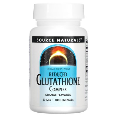 Natural Source, Reduced Glutathione Complex, Orange, 50mg, 100 Lozenges