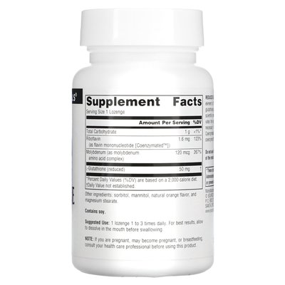 Natural Source, Reduced Glutathione Complex, Orange, 50mg, 100 Lozenges