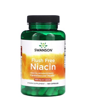 Swanson, Safe Niacin, 500mg, 120 Capsules Swanson, Safe Niacin, 500mg, 120 Capsules