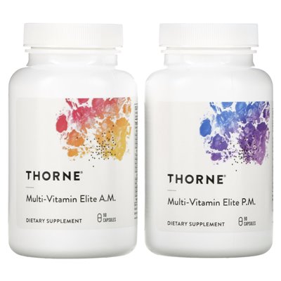 Thorne, Multi-Vitamin Elite, AMI pm, 2 bottles, 90 capsules each