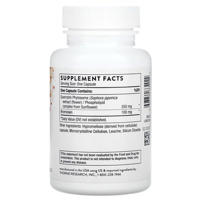 Thorne, Quercetin-Komplex, 60 Kapseln