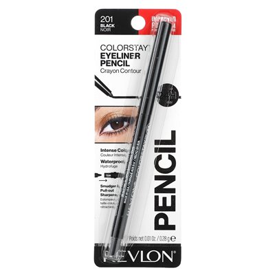 Revlon, ColorStay, Eyeliner Pencil, 201 Black, 0,01 uncji (0,28 g)