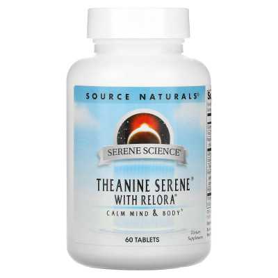 Source Naturals, Serene Science, Theanina Serene z Relorą, 60 tabletek Source Naturals, Serene Science, Theanina Serene z Relorą, 60 tabletek