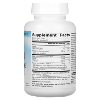 Source Naturals, Serene Science, Theanina Serene z Relorą, 60 tabletek Source Naturals, Serene Science, Theanina Serene z Relorą, 60 tabletek