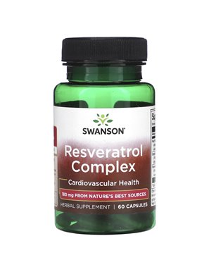 Swanson, Resveratrol Complex, 60 Capsules Swanson, Resveratrol Complex, 60 Capsules
