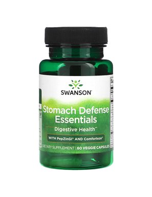 Swanson, Stomach Defense Essentials, 60 Veggie Capsules