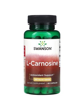 Swanson, L-Karnozyna, 500 mg, 60 Kapsułek Swanson, L-Karnozyna, 500 mg, 60 Kapsułek