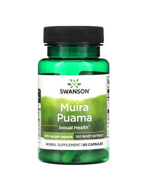 Swanson, Muira Puama, 250 mg, 60 Kapseln Swanson, Muira Puama, 250 mg, 60 Kapseln