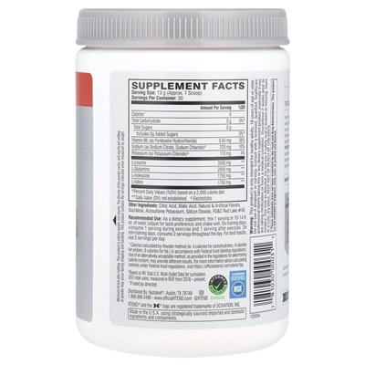 Xtend, Original 7G BCAA, Strawberry Kiwi Splash, 13.8 oz (390 g)