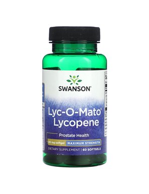 Swanson, Lyc-O-Mato Lykopen, Maksimum Moc, 40 mg, 60 Softgele