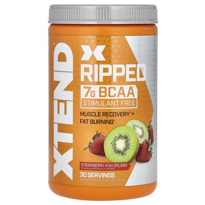 Xtend, Red, 7G BCAA, Stimulant-Free, Strawberry Kiwi Splash, 1.09 lbs (495 g)