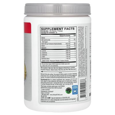 Xtend, Original 7G BCAA, Fruit Knockout Punch, 13,8 oz (390 g)