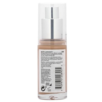 Revlon, Illuminance, Foundation für die Haut, 309 Toasted Beige, 1 Fl Oz (30 ml)