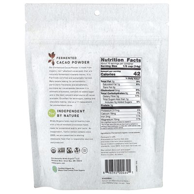 Wildly Organic Fermentiertes Kakaopulver, 8 oz (227 g)