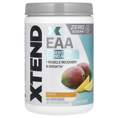 Xtend, EAA, Mango, 11,6 uncji (328 g) Xtend, EAA, Mango, 11,6 uncji (328 g)