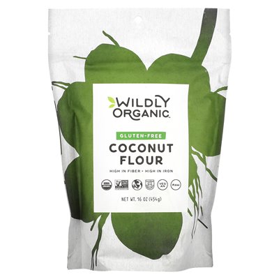 Szalenie organiczna, bezglutenowa mąka kokosowa, 16 uncji (454 g) Szalenie organiczna, bezglutenowa mąka kokosowa, 16 uncji (454 g)