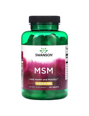 Swanson, MSM, 1,5 g, 120 tabletek Swanson, MSM, 1,5 g, 120 tabletek