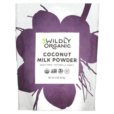 Szalenie organiczne, kokosowe mleko w proszku, 8 uncji (227 g)