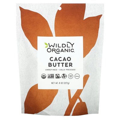 Crazy Organic Cocoa Butter, 8 oz (227 g)