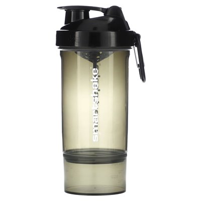 SmartShake, Original2Go One, Shaker Cup, Gunsmoke Black, 27 uncji (800 ml)