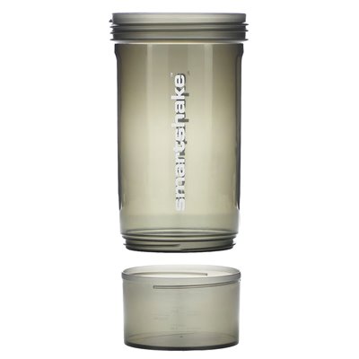 SmartShake, Original2Go One, Shaker Cup, Gunsmoke Black, 27 uncji (800 ml)