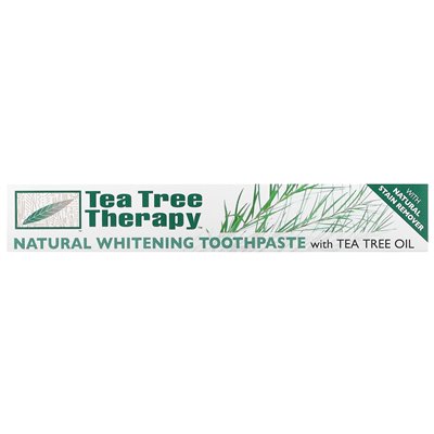 Tea Tree Therapy, Natural Whitening Toothpaste, with Tea Tree Oil, 3 oz (85 g) Tea Tree Therapy, Natural Whitening Toothpaste, with Tea Tree Oil, 3 oz (85 g)