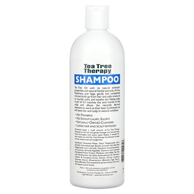 Terapia drzewa herbacianego, szampon z olejem z drzewa herbacianego i ekstraktami ziołowymi, 16 Oz (473 ml) Terapia drzewa herbacianego, szampon z olejem z drzewa herbacianego i ekstraktami ziołowymi, 16 Oz (473 ml)