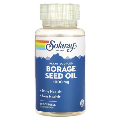 Solaray, olej z nasiennych, 1000 mg, 50 miękkich