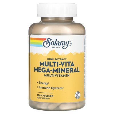 Solaray, Multiband Multimineral, Multimineral, Multivitamin, 120 Kapseln