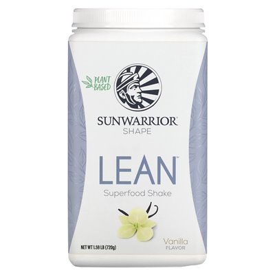 Sunwarrior, Lean Superfood Shake, wanilia, 1,59 funta (720 g)
