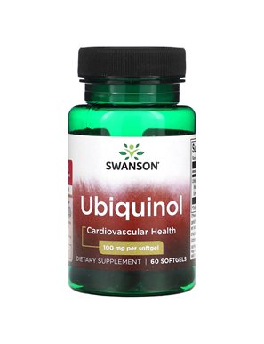 Swanson, Ubiquinol, 100 mg, 60 Kapseln Swanson, Ubiquinol, 100 mg, 60 Kapseln