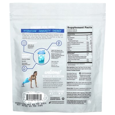 Sunwarrior, sport, aktywne nawodnienie, niebieska malina, 18 pakietów, 0,24 uncji (7 g) każdy Sunwarrior, sport, aktywne nawodnienie, niebieska malina, 18 pakietów, 0,24 uncji (7 g) każdy