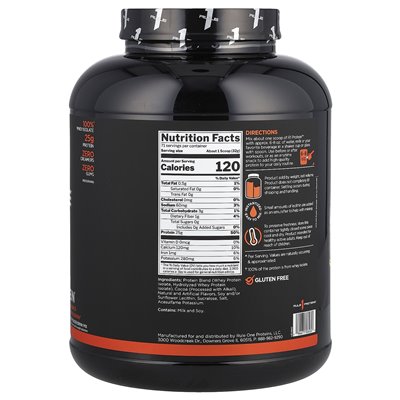 Reguła jedno białka, mieszanka napojów proszkowych R1, krówki czekoladowe, 5,01 funta (2,27 kg)