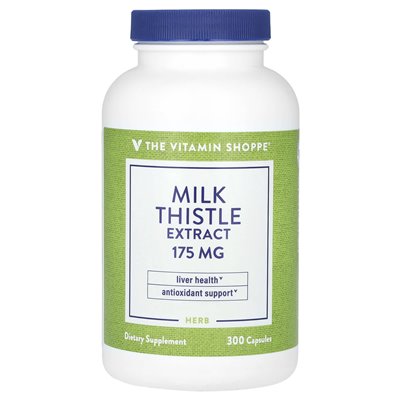 The Vitamin Shoppe, ekstrakt z Thettle Milk, 175 mg, 300 kapsułek