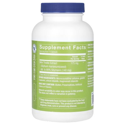 The Vitamin Shoppe, ekstrakt z Thettle Milk, 175 mg, 300 kapsułek