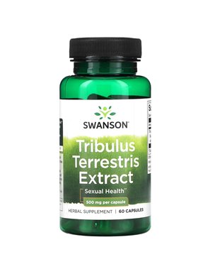 Swanson, Wyciąg z Tribulus Terrestris, 500 mg, 60 Kapsułek Swanson, Wyciąg z Tribulus Terrestris, 500 mg, 60 Kapsułek