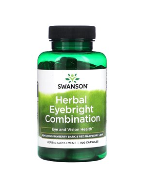 Swanson, Ziołowa Kombinacja Eyebright, 100 Kapsułek