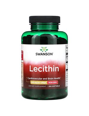 Swanson, Lecytyna, 520 mg, 250 Softgeli Swanson, Lecytyna, 520 mg, 250 Softgeli