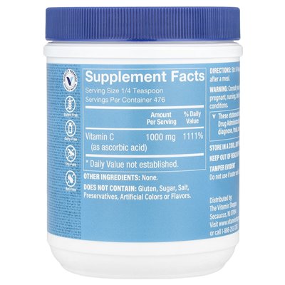 The Vitamin Shoppe, C Powder, 17 uncji (482 mg)