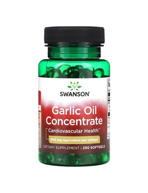 Swanson, Garlic Oil Concentrate, 500mg, 250 Softgels Swanson, Garlic Oil Concentrate, 500mg, 250 Softgels