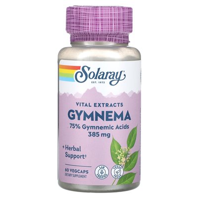Solaray, Gymnema, Isotothin-Extrakt, 385 mg, 60 vegetarische Kapseln