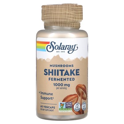 Solaray, fermentowane grzyby Shiitake, 1000 mg, 60 warzyw (500 mg na kapsułkę) Solaray, fermentowane grzyby Shiitake, 1000 mg, 60 warzyw (500 mg na kapsułkę)