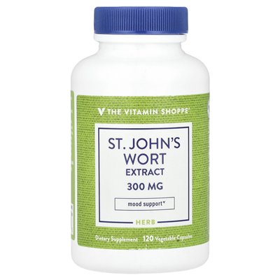 The Vitamin Shoppe, St. John's Wort Extract, 300 mg, 120 kapsułki warzywnej