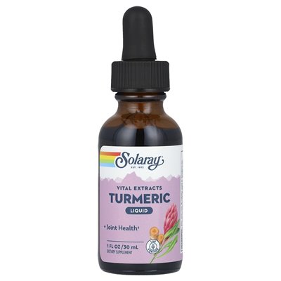 Solaray, Ätherische Extrakte, Kurkuma-Flüssigkeit, 1 Fl Oz (30 ml)
