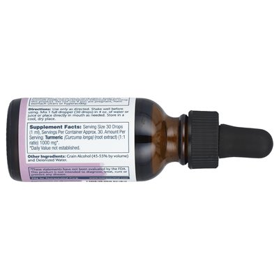 Solaray, Ätherische Extrakte, Kurkuma-Flüssigkeit, 1 Fl Oz (30 ml)