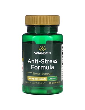 Swanson, Anti-Stress-Formel, 167 mg, 60 Kapseln